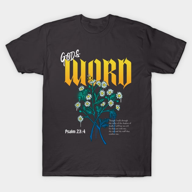 Gods Word Christian T-Shirt by Spiritual Stitches